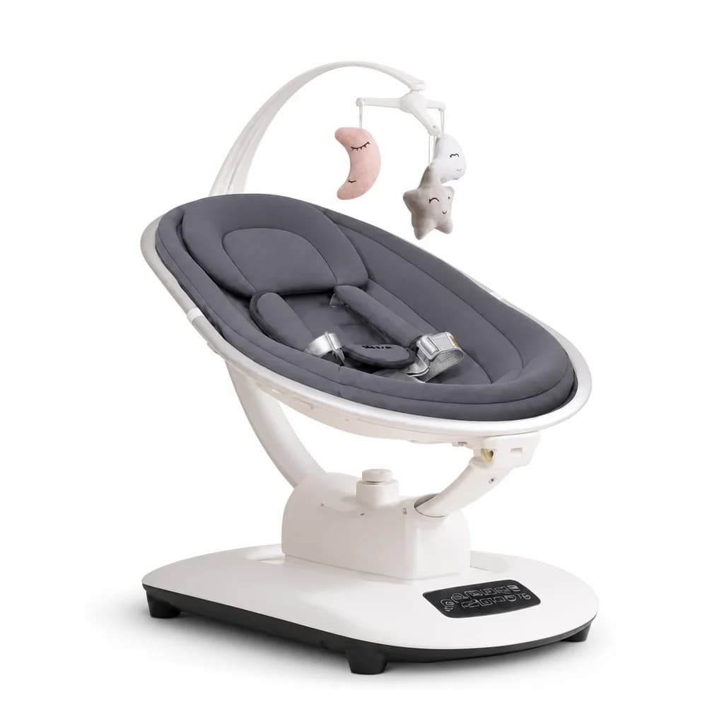 Electric Baby Rocker – Smart Remote, 5D Swing Technology & Music Library (0–6 Months)